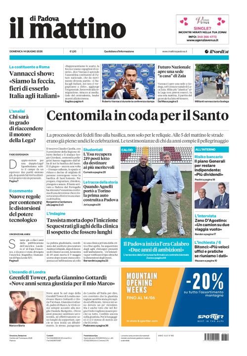 14 giugno 2026