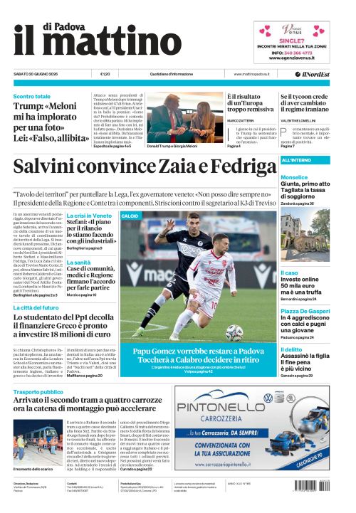 20 giugno 2026