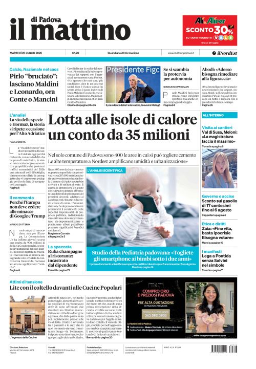 28 luglio 2026