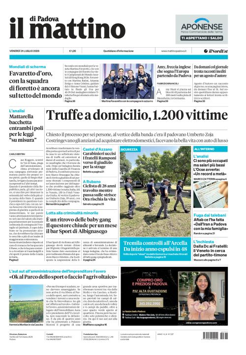 31 luglio 2026