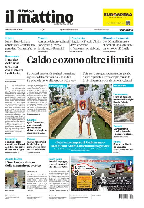 3 agosto 2026
