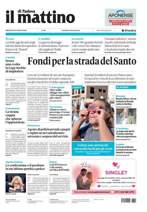 12 agosto 2026