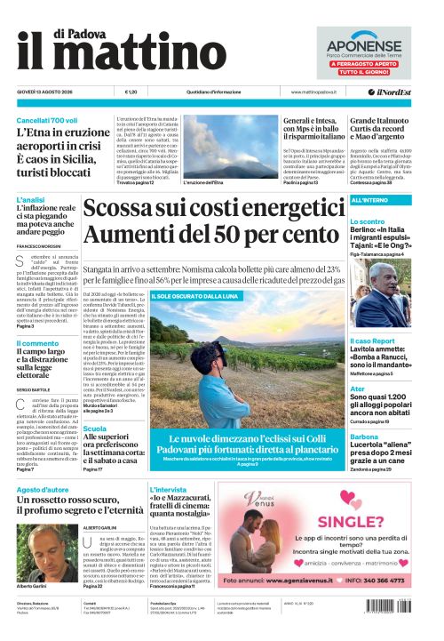 13 agosto 2026