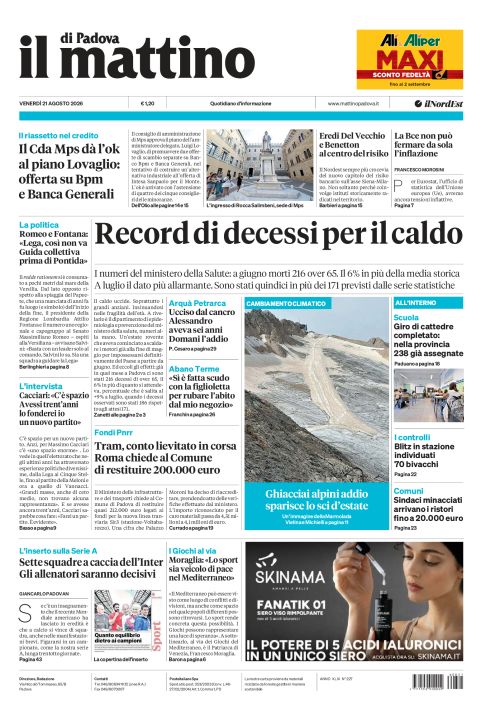 21 agosto 2026
