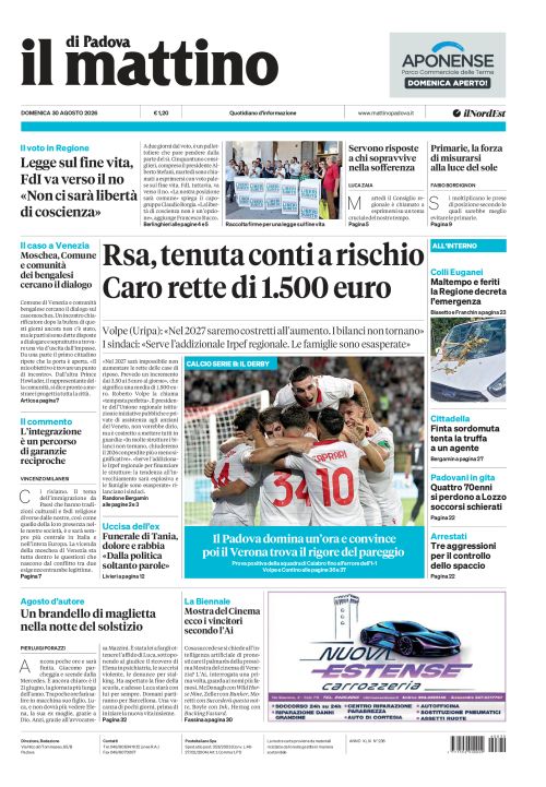 30 agosto 2026