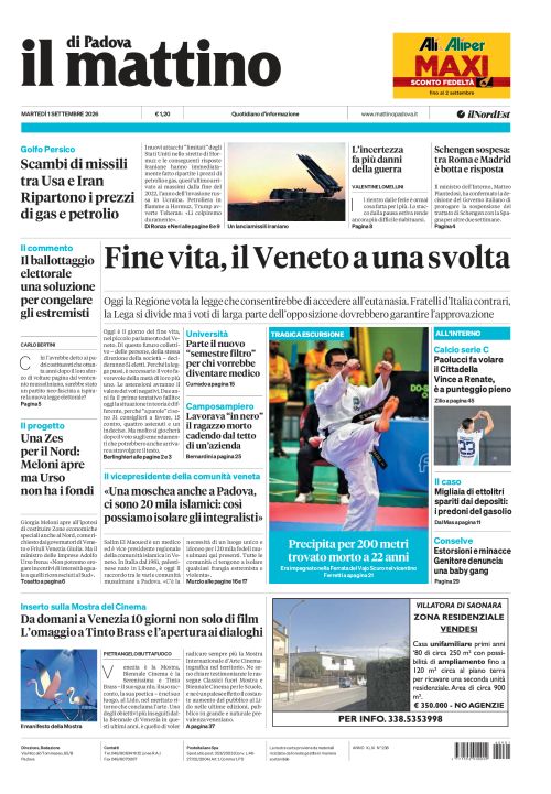 1 settembre 2026