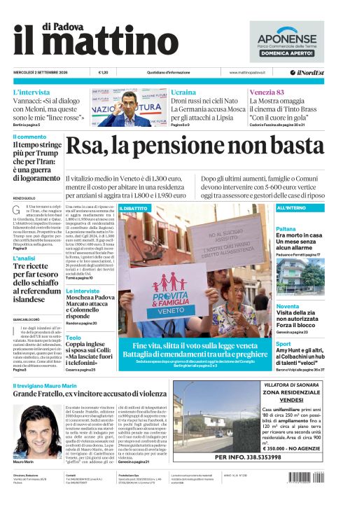 2 settembre 2026