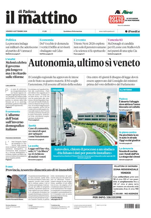 4 settembre 2026