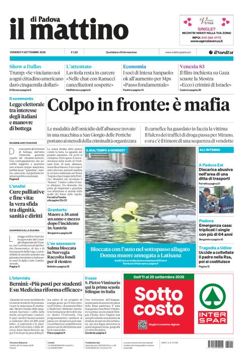 11 settembre 2026