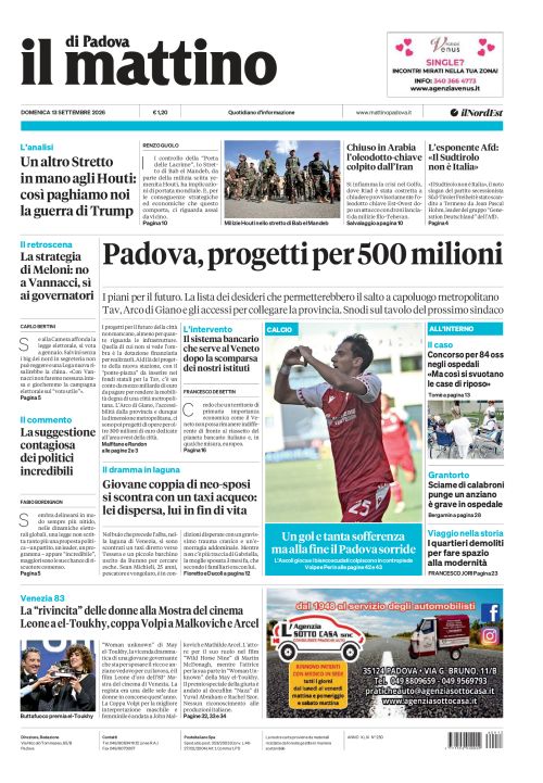 13 settembre 2026