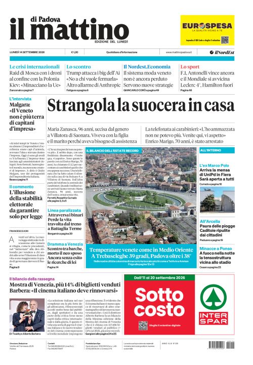 14 settembre 2026