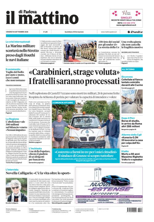18 settembre 2026