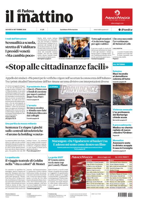 24 settembre 2026