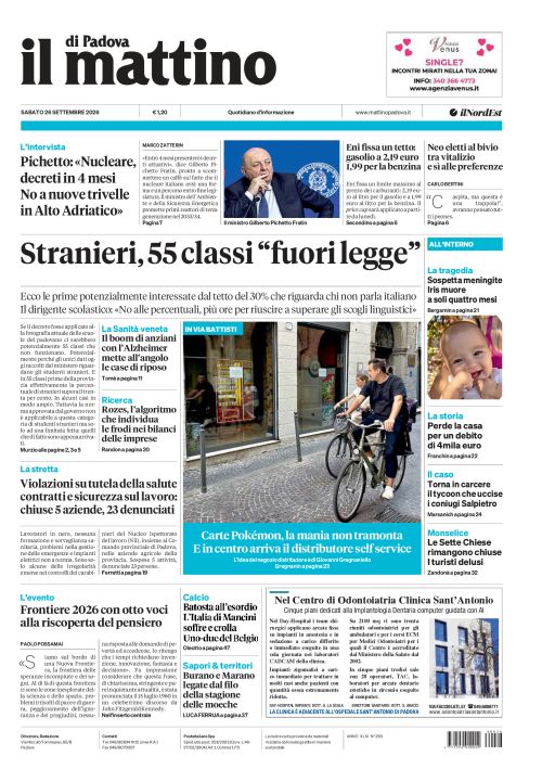 26 settembre 2026