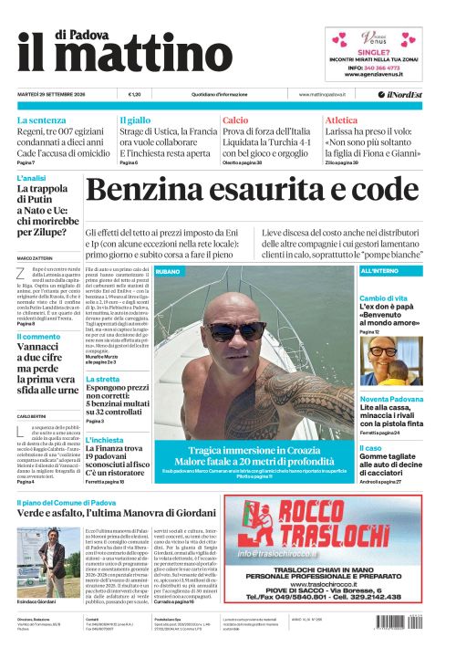 29 settembre 2026