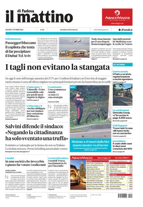 1 ottobre 2026