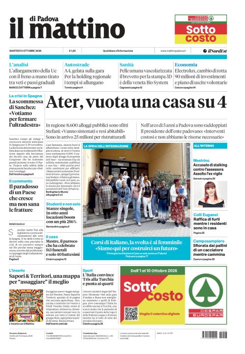 6 ottobre 2026