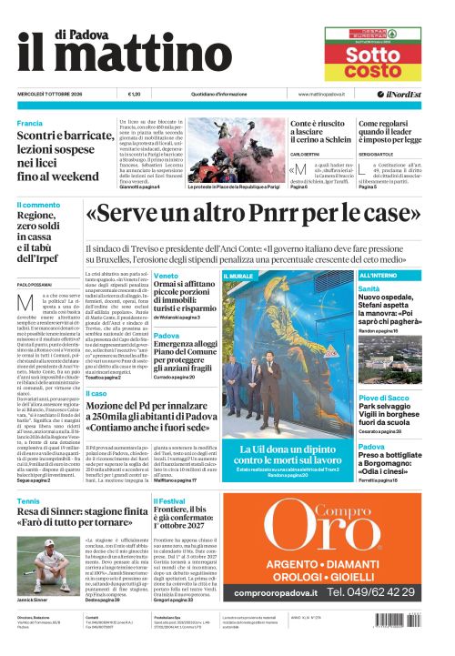 7 ottobre 2026