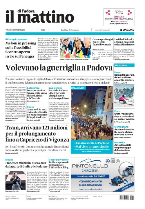 16 ottobre 2026