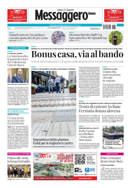 21 agosto 2025