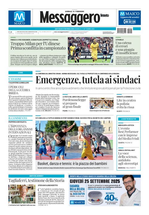 21 settembre 2025