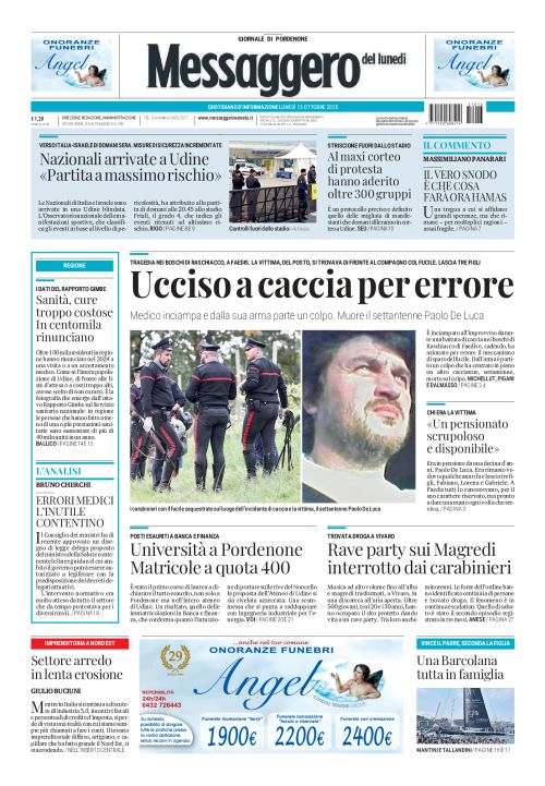 13 ottobre 2025