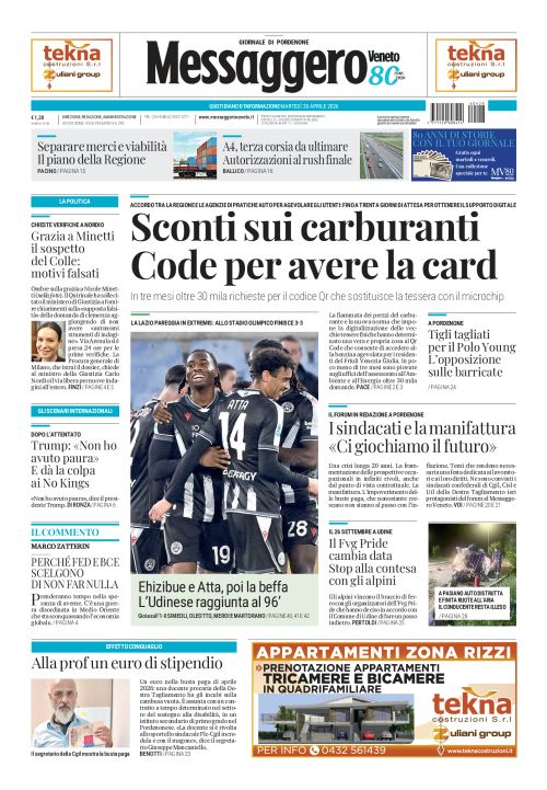 28 aprile 2026