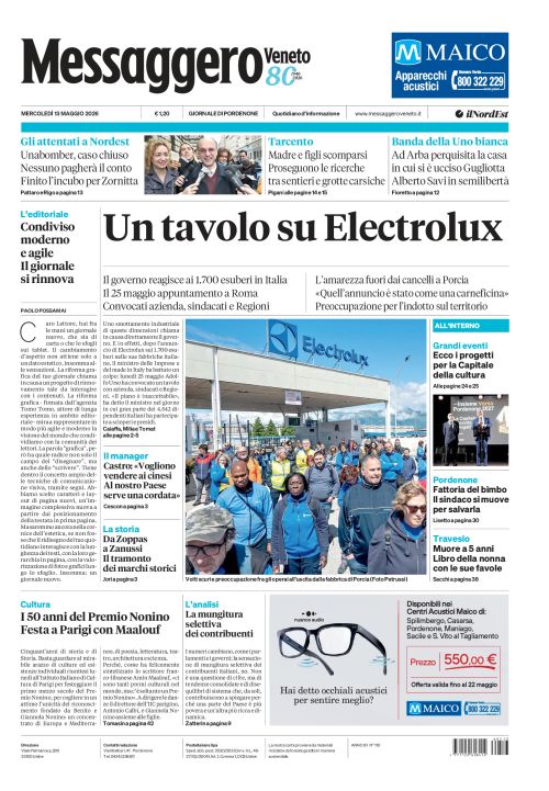 13 maggio 2026