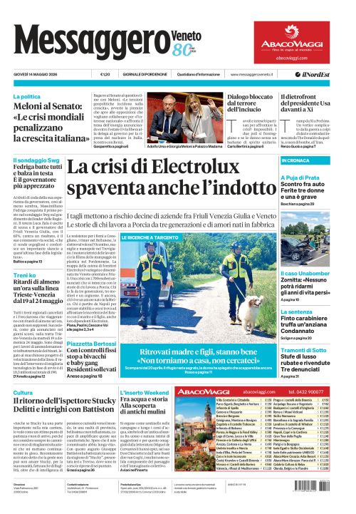 14 maggio 2026