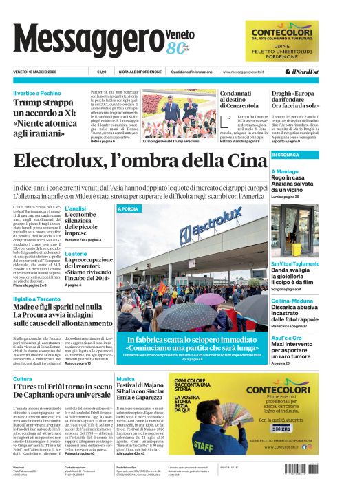 15 maggio 2026