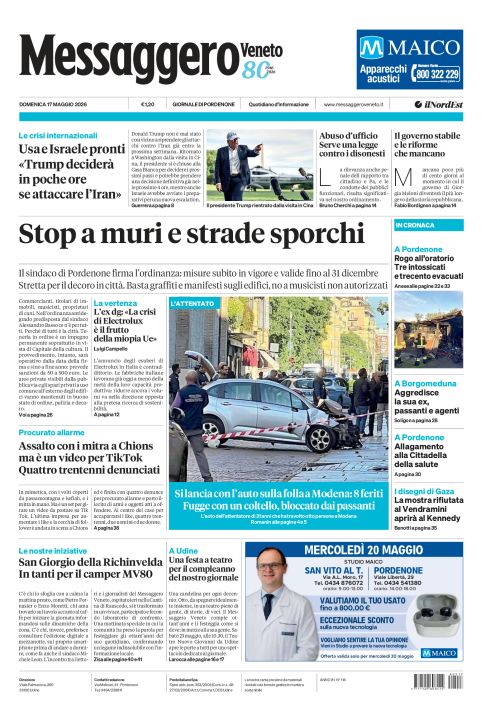 17 maggio 2026