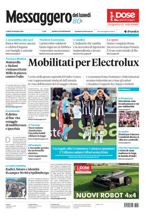 18 maggio 2026