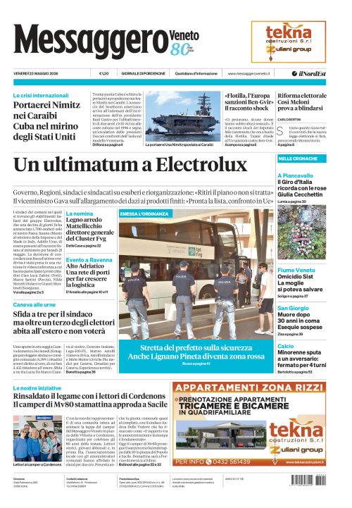 22 maggio 2026