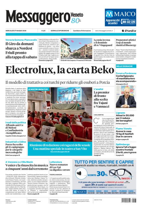 27 maggio 2026