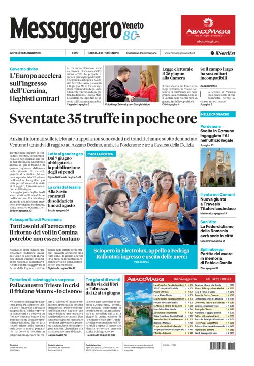 28 maggio 2026