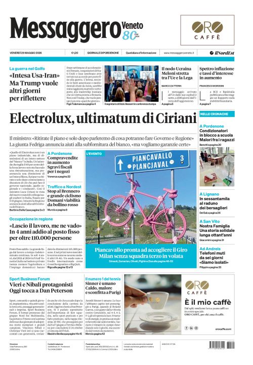29 maggio 2026