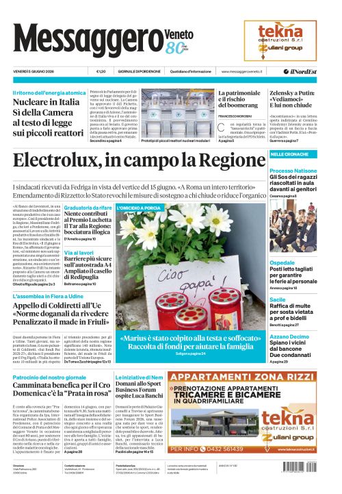 5 giugno 2026