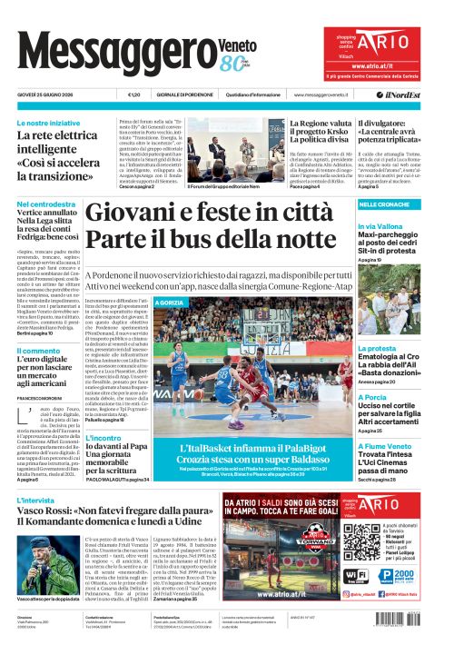 25 giugno 2026
