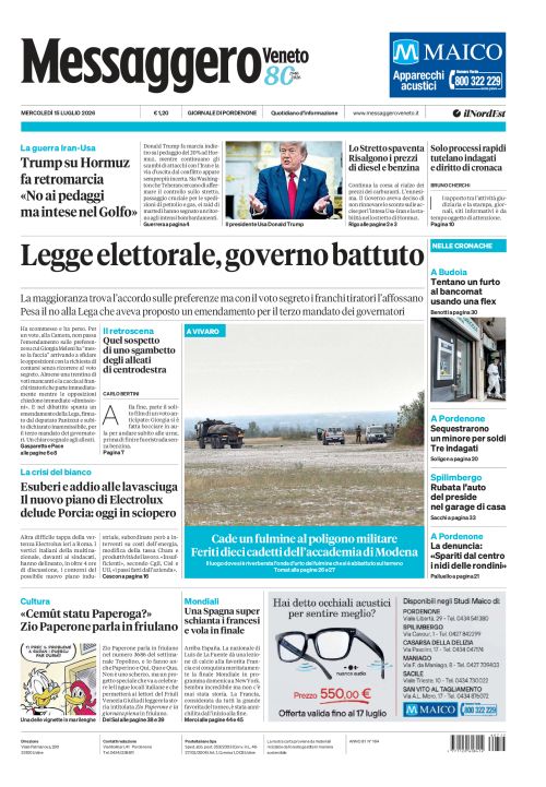 15 luglio 2026