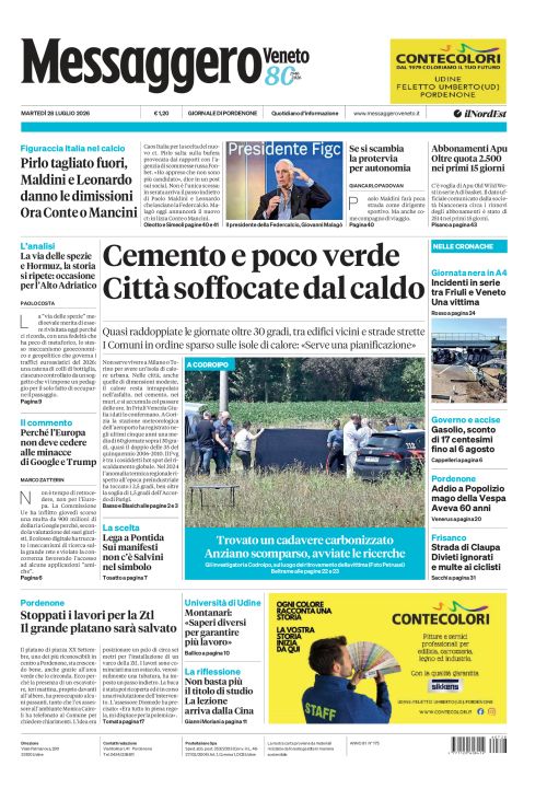 28 luglio 2026