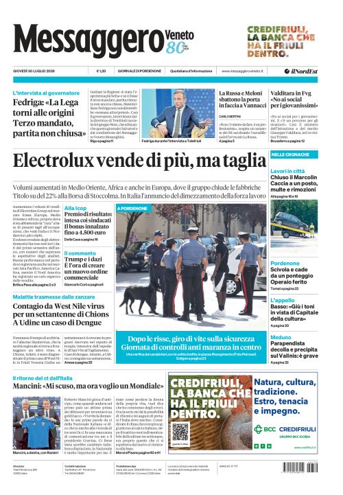 30 luglio 2026