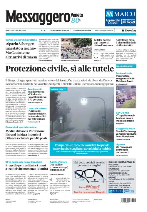 5 agosto 2026