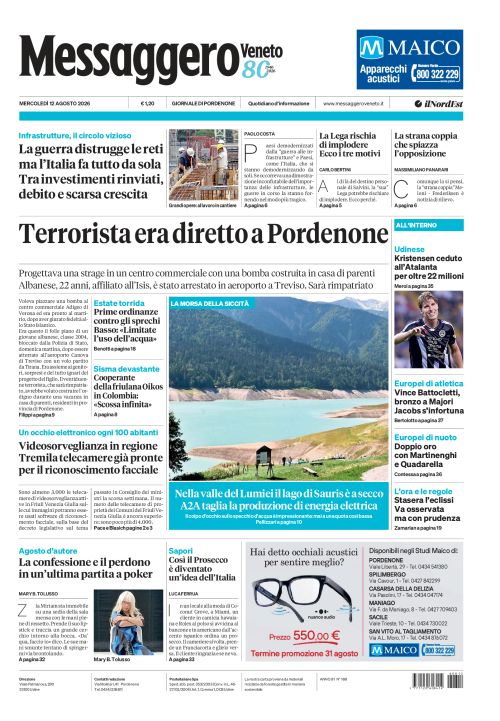 12 agosto 2026