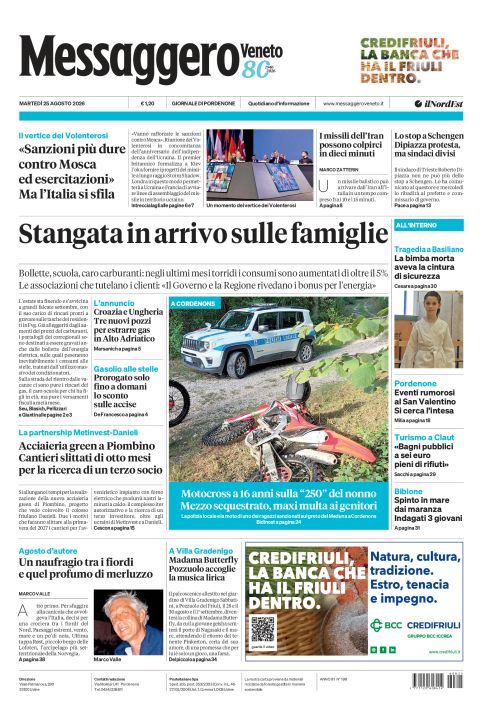 25 agosto 2026