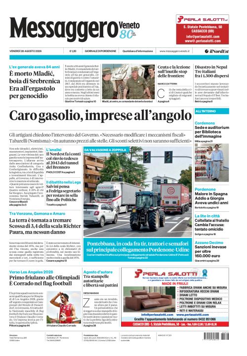 28 agosto 2026
