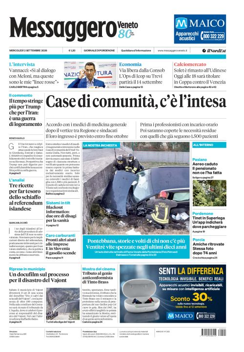 2 settembre 2026
