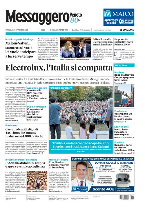 9 settembre 2026