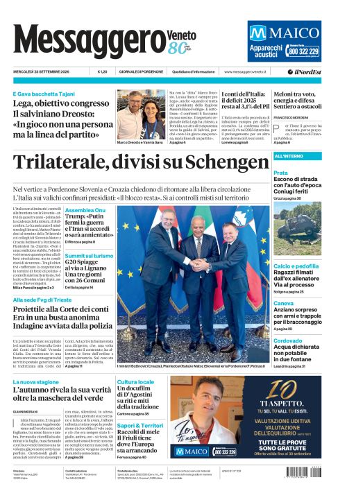 23 settembre 2026