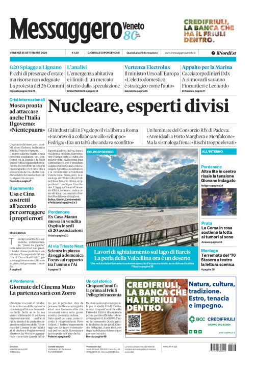 25 settembre 2026