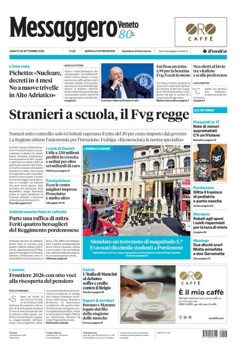 26 settembre 2026
